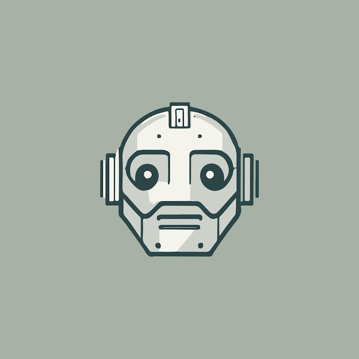 Vector ilustración vectorial del robot
