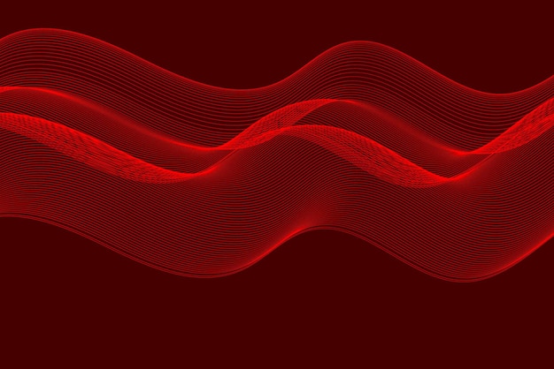 Ilustración vectorial rojo fondo geométrico abstracto