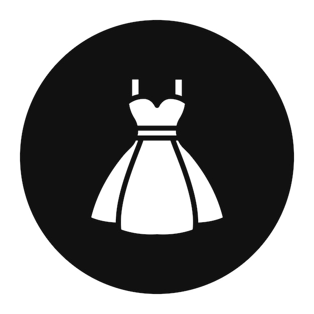 Ilustración vectorial de la ropa de la mujer
