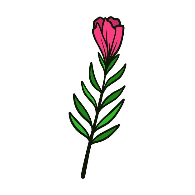 Ilustración vectorial de rosas dibujadas a mano