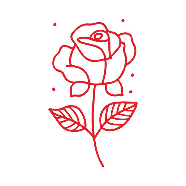 Ilustración vectorial de rosas