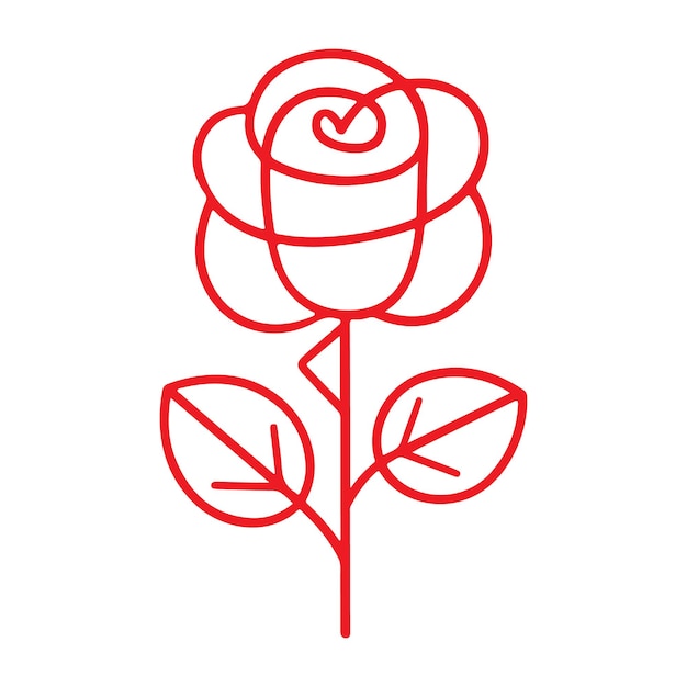 Ilustración vectorial de rosas