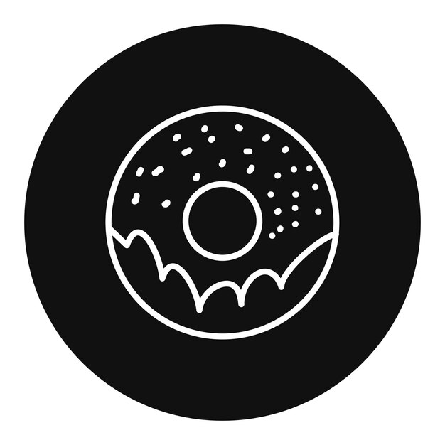 Ilustración vectorial de las rosquillas