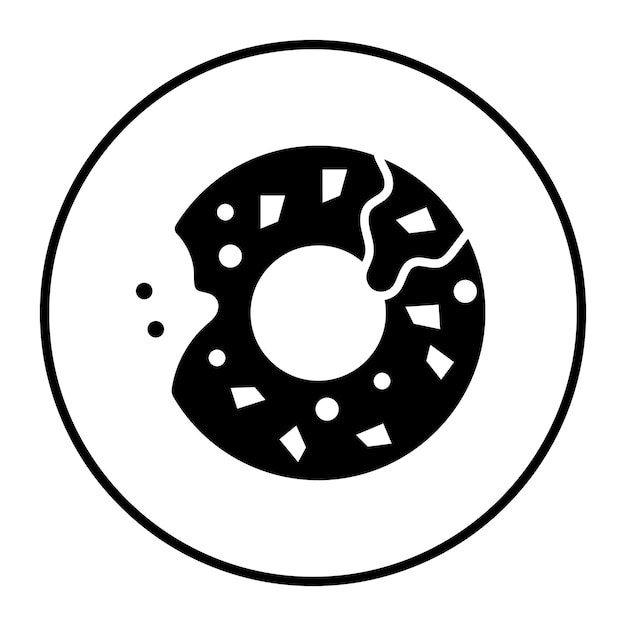 Ilustración vectorial de rosquillas