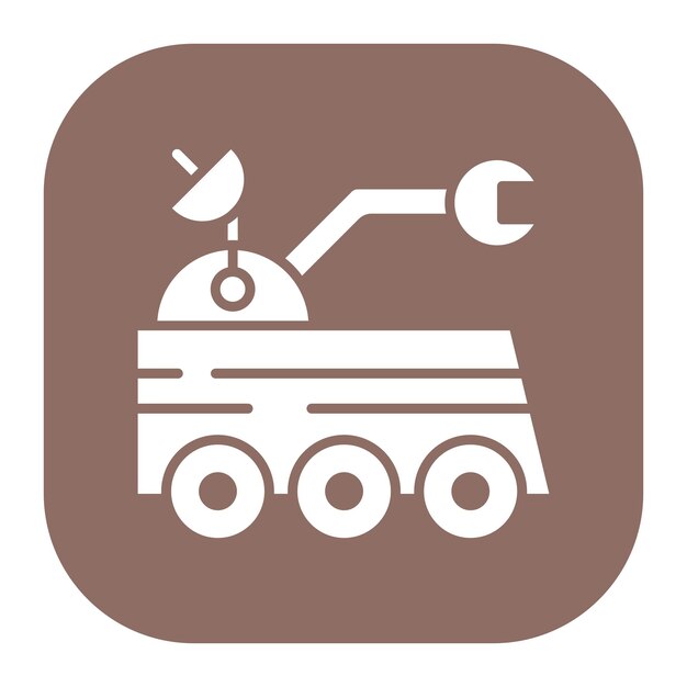 Ilustración vectorial del rover