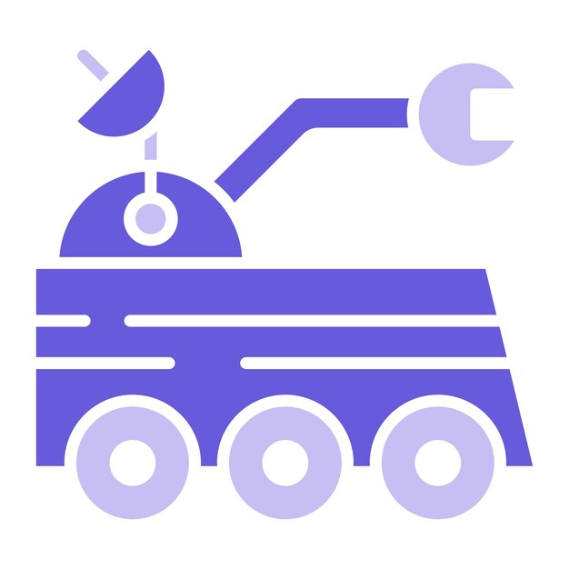 Ilustración vectorial del rover