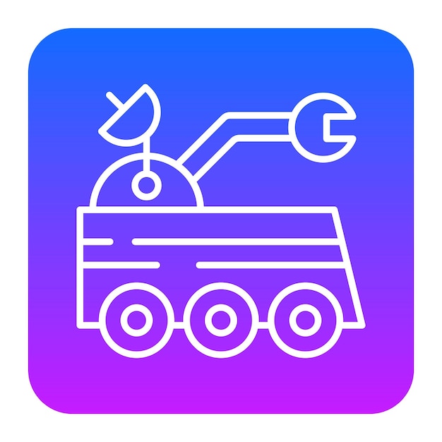 Ilustración vectorial del rover
