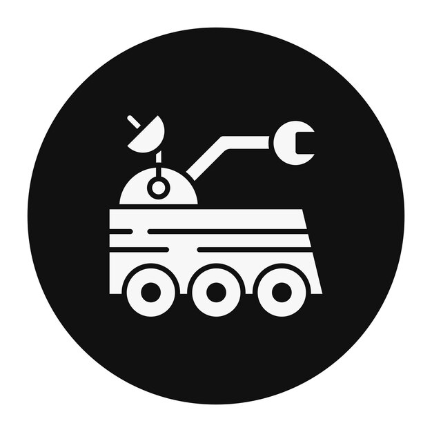 Ilustración vectorial del rover