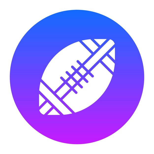 Ilustración vectorial de rugby