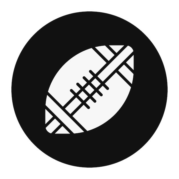 Ilustración vectorial de rugby