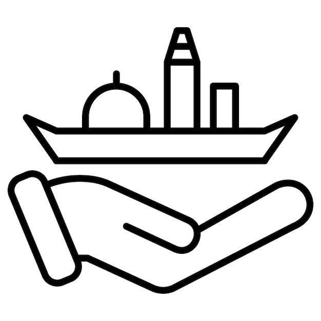 Ilustración vectorial de la sala de servicio