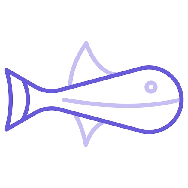 Vector ilustración vectorial del salmón