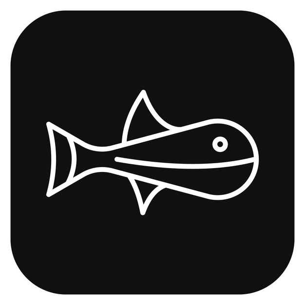 Ilustración vectorial del salmón