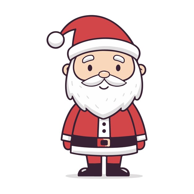 Ilustración vectorial de Santa Claus