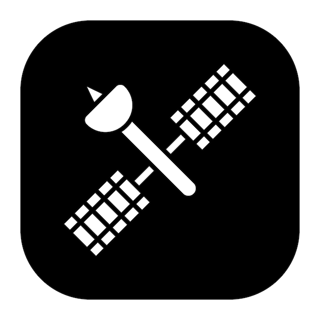 Ilustración vectorial por satélite
