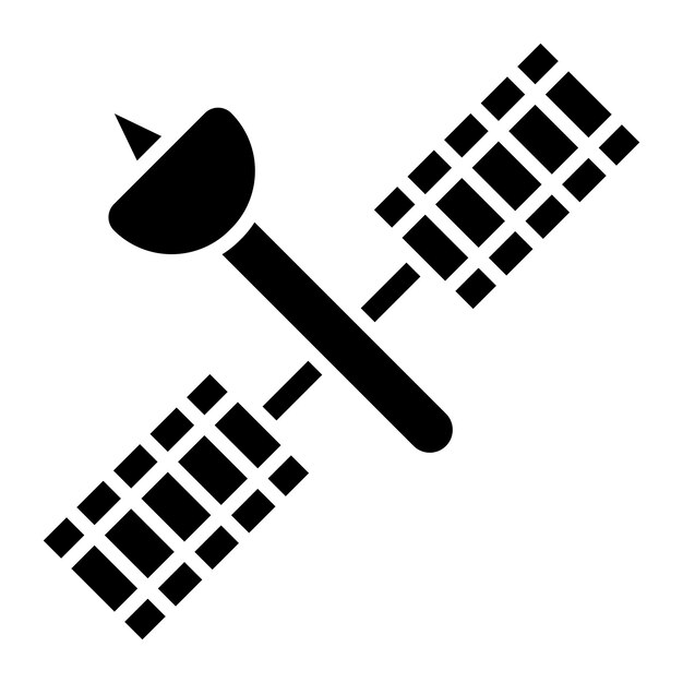Ilustración vectorial por satélite