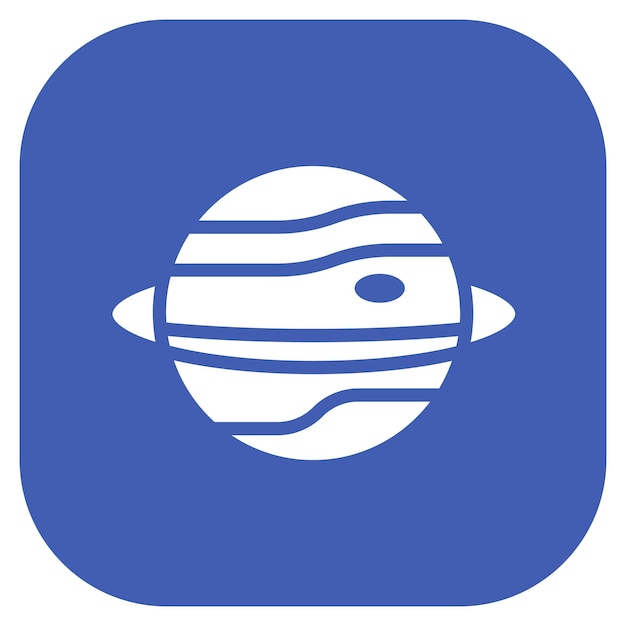 Ilustración vectorial de Saturno