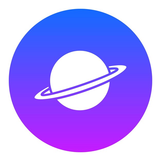 Ilustración vectorial de Saturno