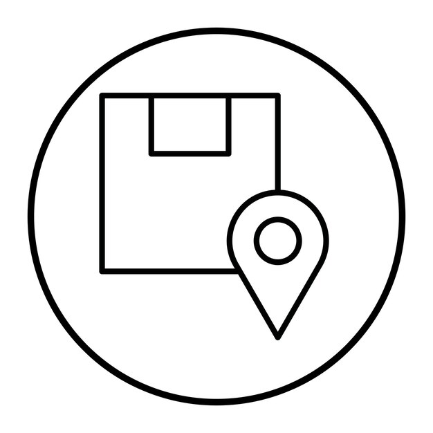 Ilustración vectorial de seguimiento de paquetes