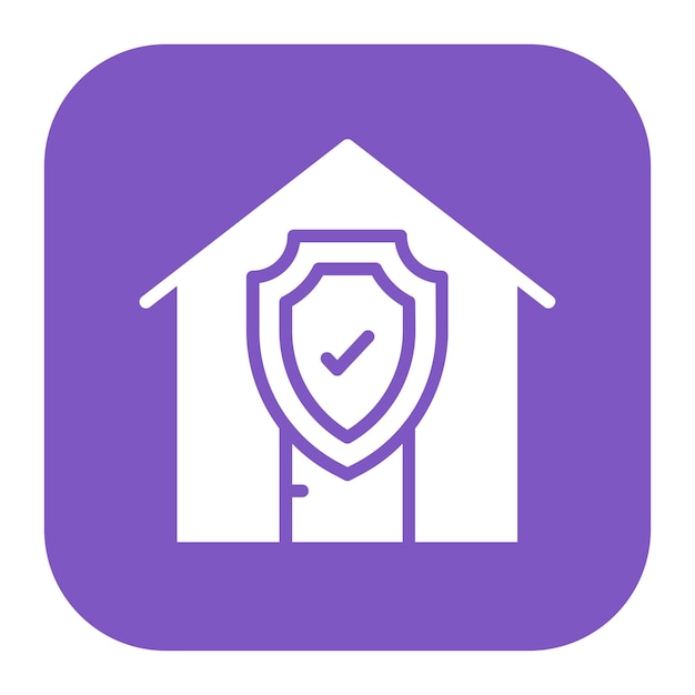 Ilustración vectorial de seguridad en el hogar