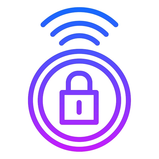 Ilustración vectorial de seguridad inteligente
