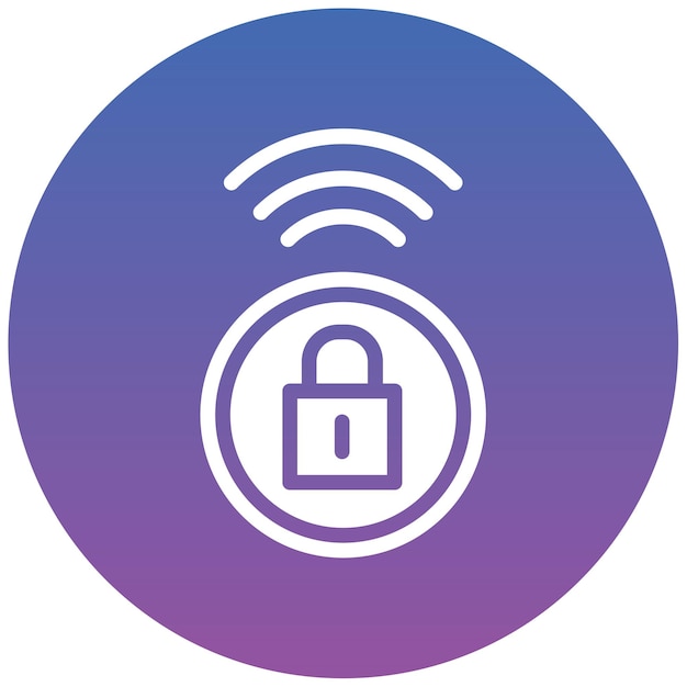 Ilustración vectorial de seguridad inteligente