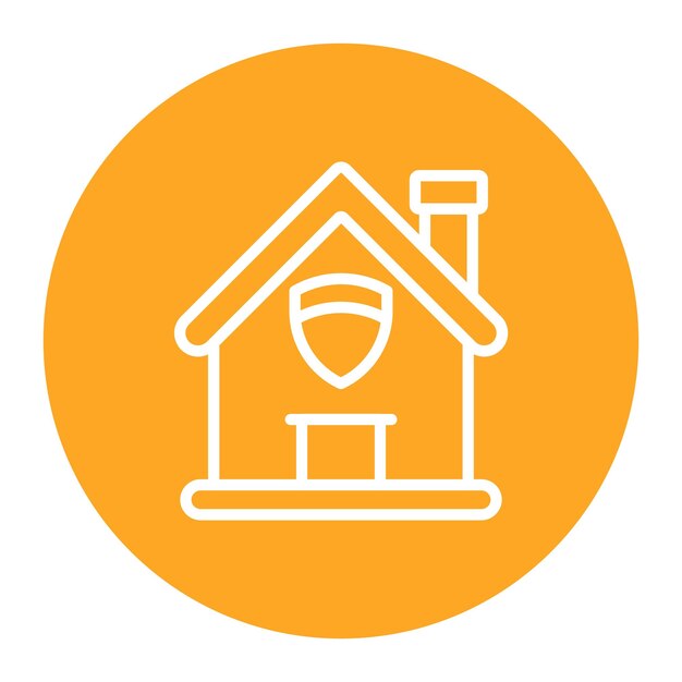 Ilustración vectorial de seguros para el hogar