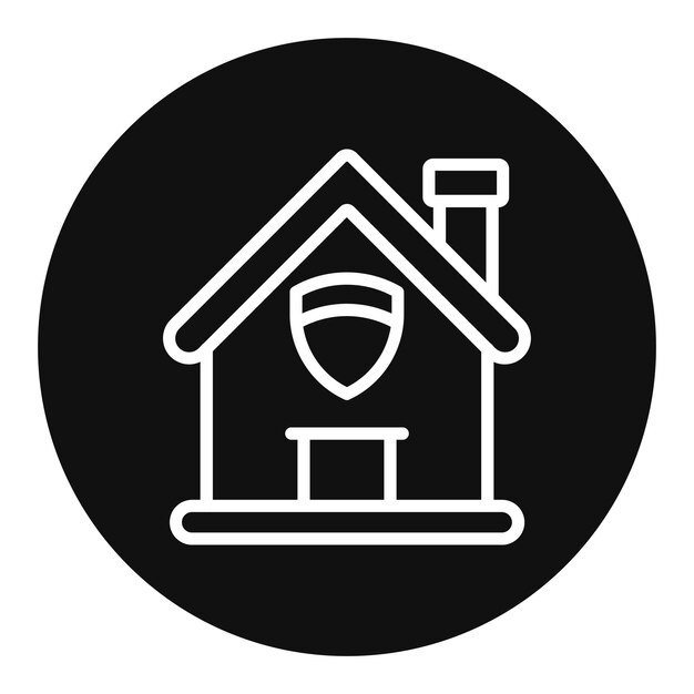 Ilustración vectorial de seguros para el hogar