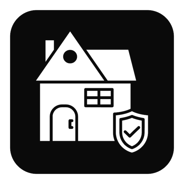 Ilustración vectorial de seguros para el hogar