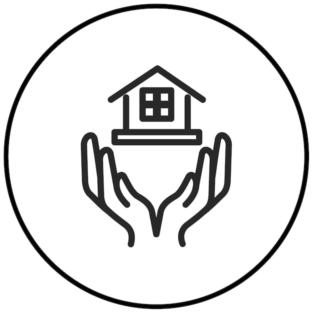 Ilustración vectorial de seguros para el hogar