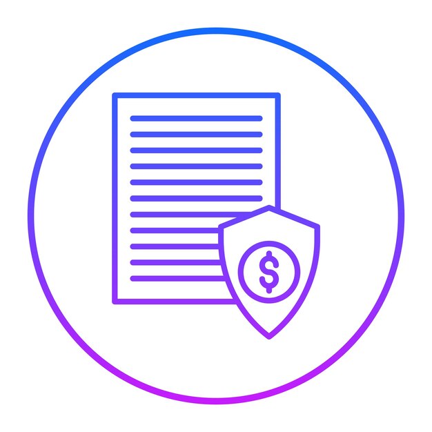Ilustración vectorial de seguros