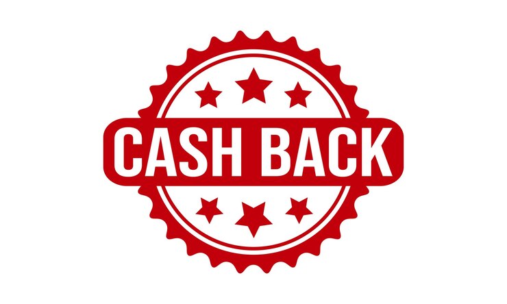 Vector ilustración vectorial del sello del sello de goma grunge de cash back