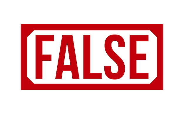 Ilustración vectorial de sellos de goma falsos sobre un fondo blanco