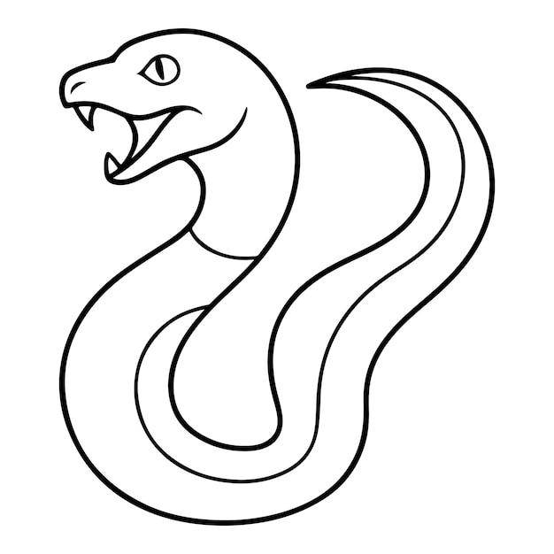 Ilustración vectorial de la serpiente