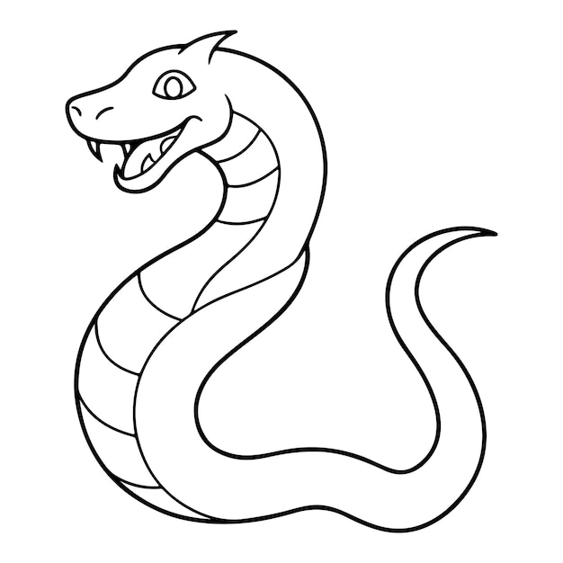 Ilustración vectorial de la serpiente