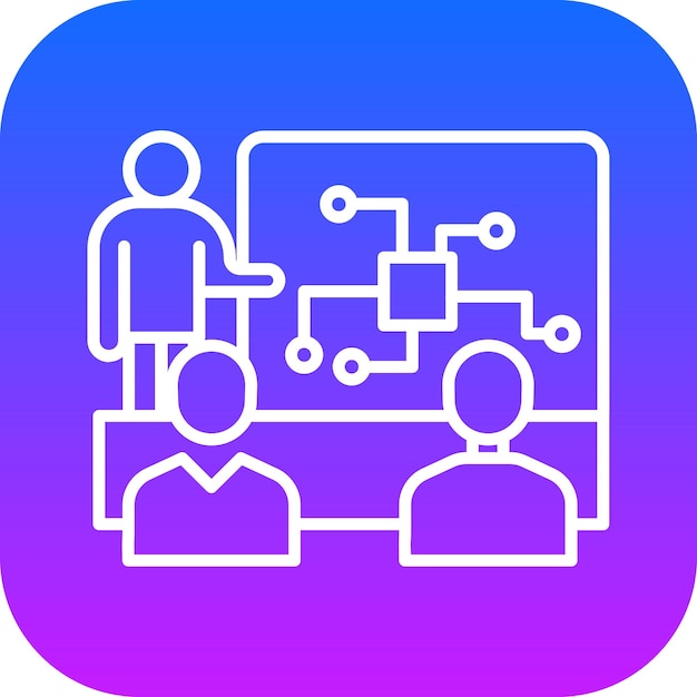 Ilustración vectorial de la sesión informativa del empleado