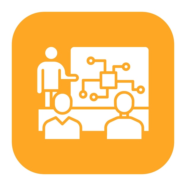 Ilustración vectorial de la sesión informativa del empleado