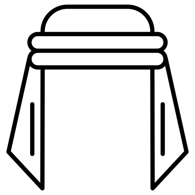 Ilustración vectorial de Shemagh
