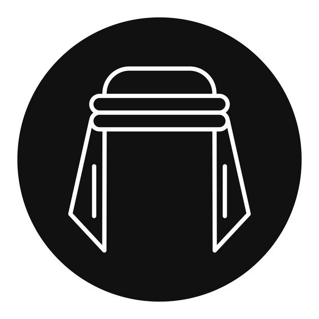 Ilustración vectorial de Shemagh