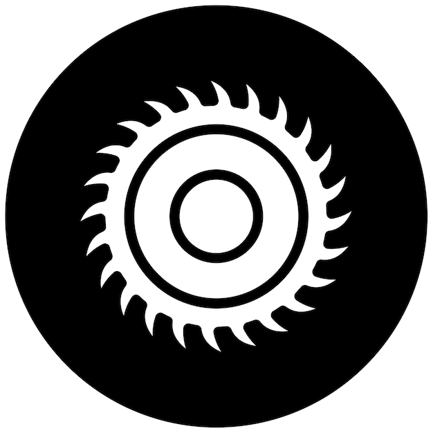 Ilustración vectorial de sierra