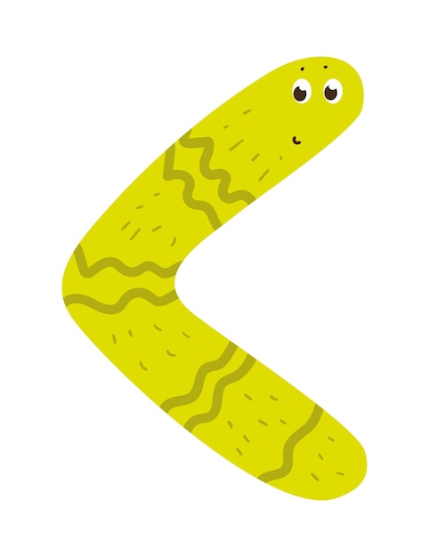 Ilustración vectorial de un signo de puntuación en forma de personaje divertido Plantilla para un logotipo