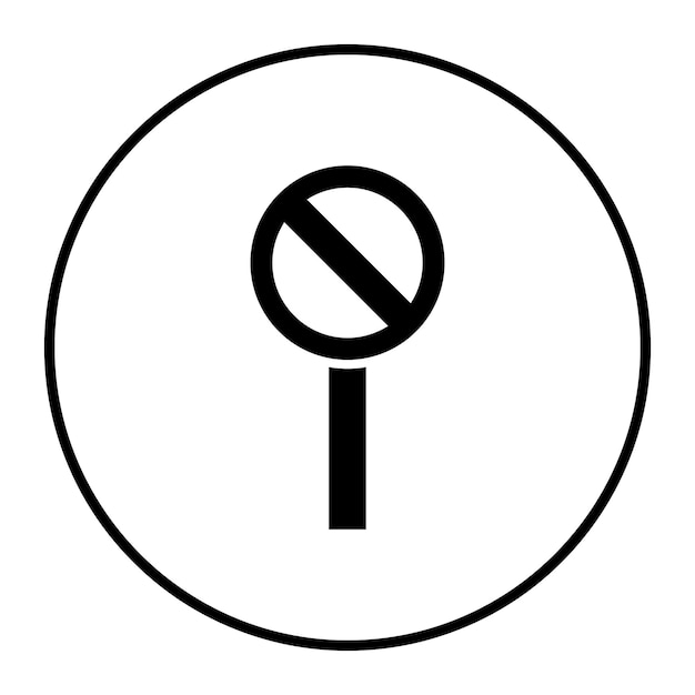 Ilustración vectorial de signos de parada