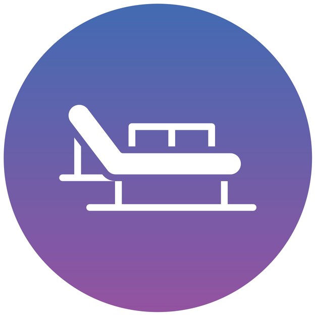 Ilustración vectorial de la silla de playa