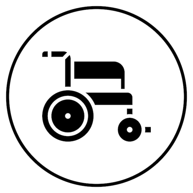 Ilustración vectorial de sillas de ruedas