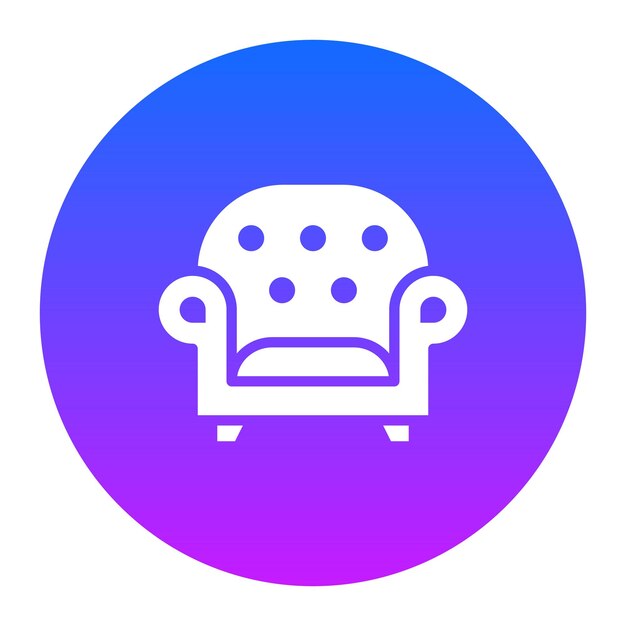 Ilustración vectorial del sillón