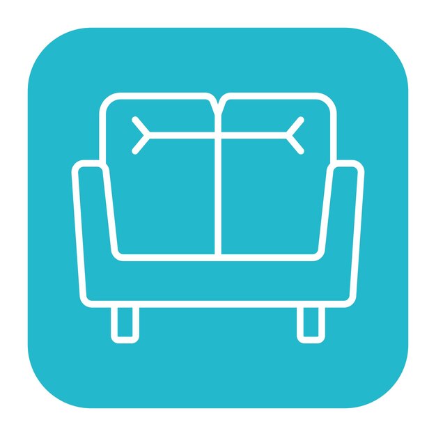 Ilustración vectorial del sillón
