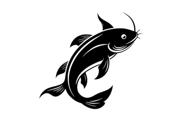 Ilustración vectorial de la silueta del bagre Vector de la silhoueta del Bagre Silhouette PNG