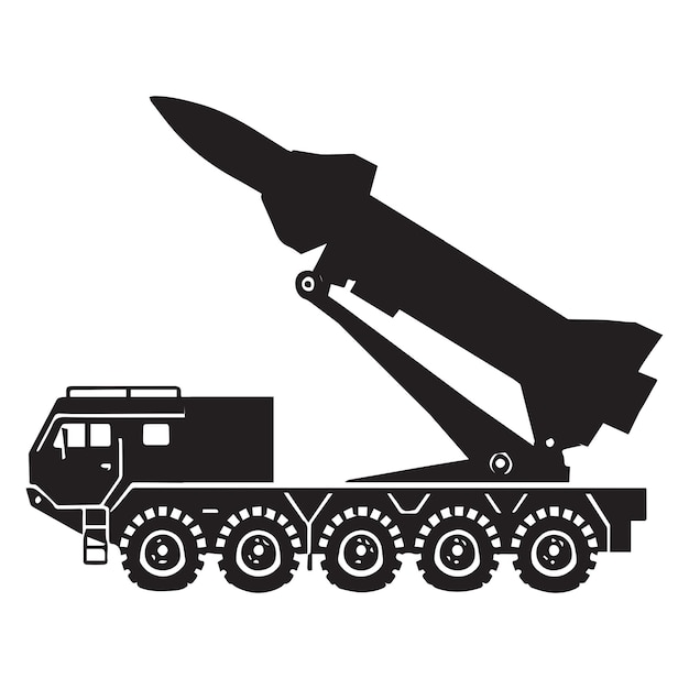 Ilustración vectorial de la silueta del portaaviones de diseño militar Clipart en blanco y negro
