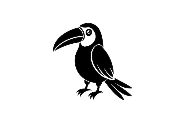 Ilustración vectorial de la silueta del tucano El vector de la silhoueta del tucana La silhouetta del tucano PNG
