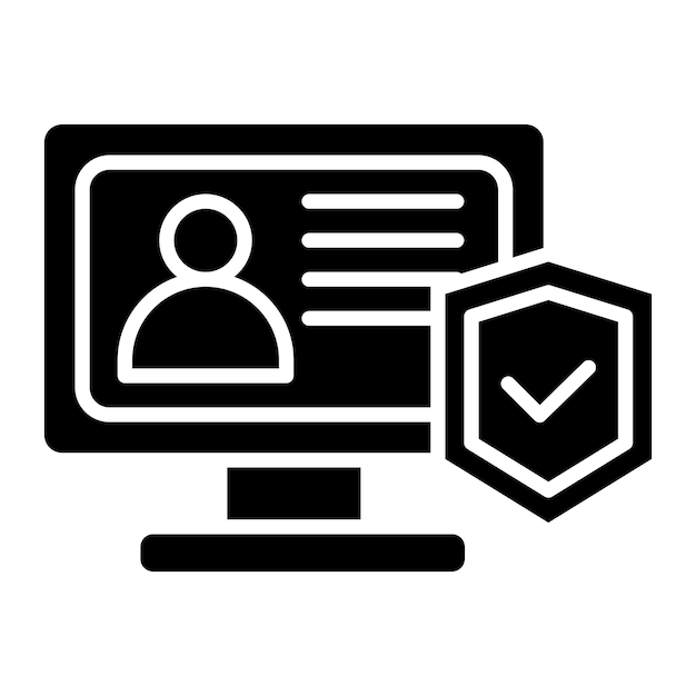 Ilustración vectorial del sistema de seguridad